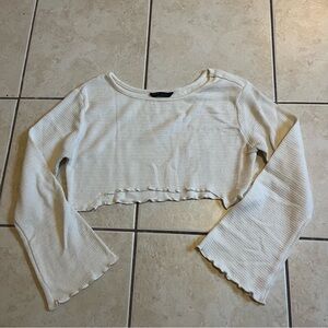 SHEIN knit cropped long sleeve